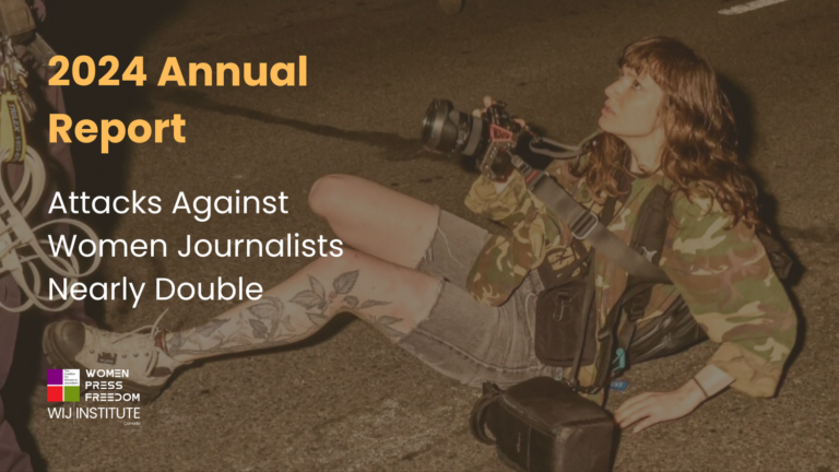 Annual 2024: Attacks Against Women Journalists Nearly Double